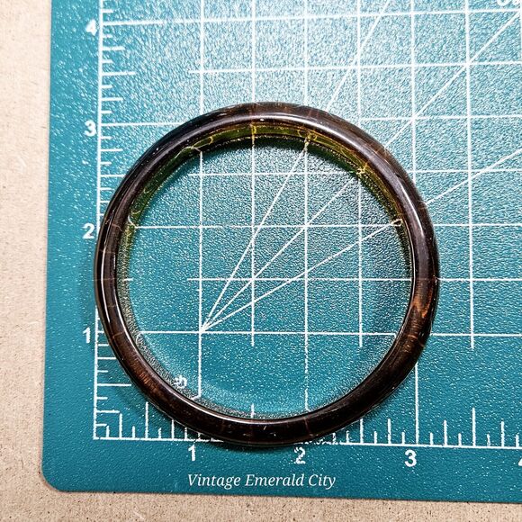 Cherry Tree Marble Swirl Bangles Pink Brown & White Bracelets Boho Set 3 Acrylic - Picture 7 of 10